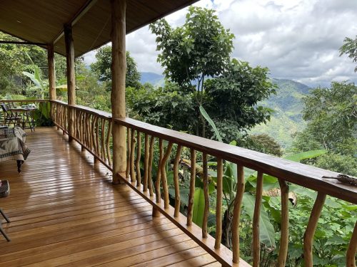 Deck at Dharma Vida Retreats