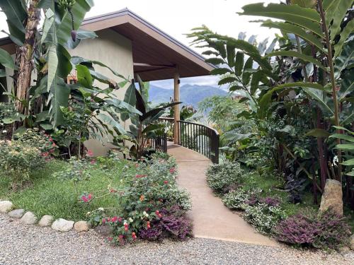 Cozy eco-friendly retreat accommodation surrounded by nature at Dharma Vida.